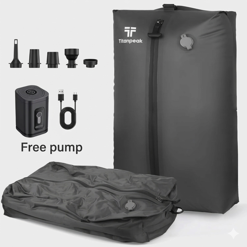 TripTopp AirLock Vakuum-Kompressions-Reisetaschen | Platzsparendes Ordnungssystem