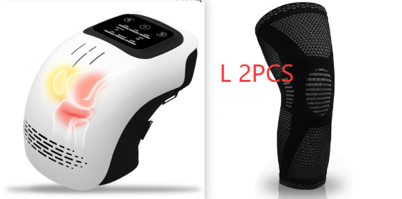 Intelligentes Knie-Massagegerät für den Heimgebrauch, elektrisch, intelligent, knetend, wärmend, wiederaufladbar, zur Schmerzlinderung, Infrarot-Laser-Vibrations-Knie-Massagegerät