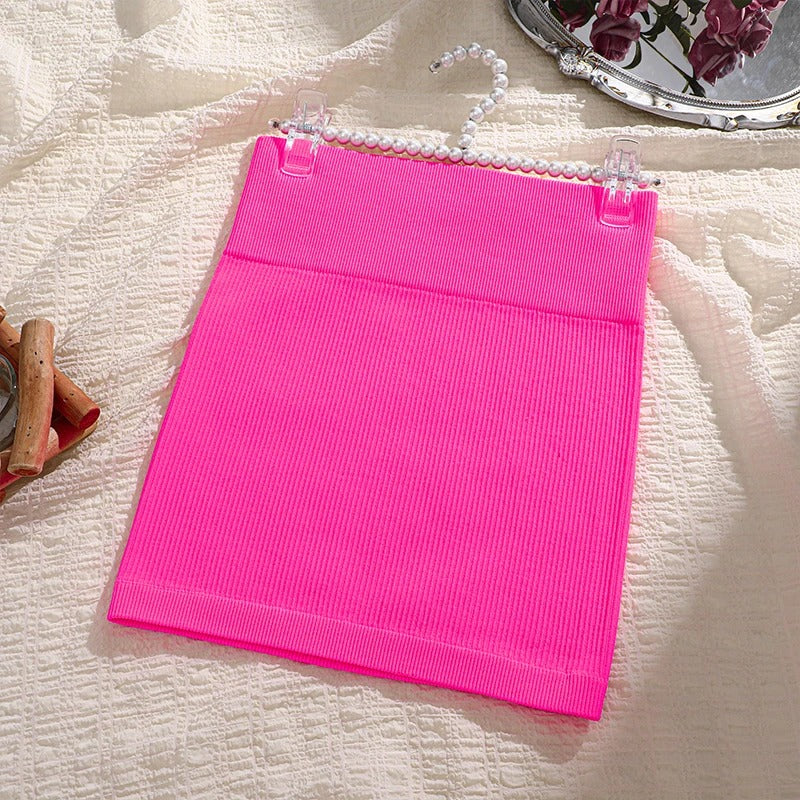 Mini-jupe en maille amincissante
