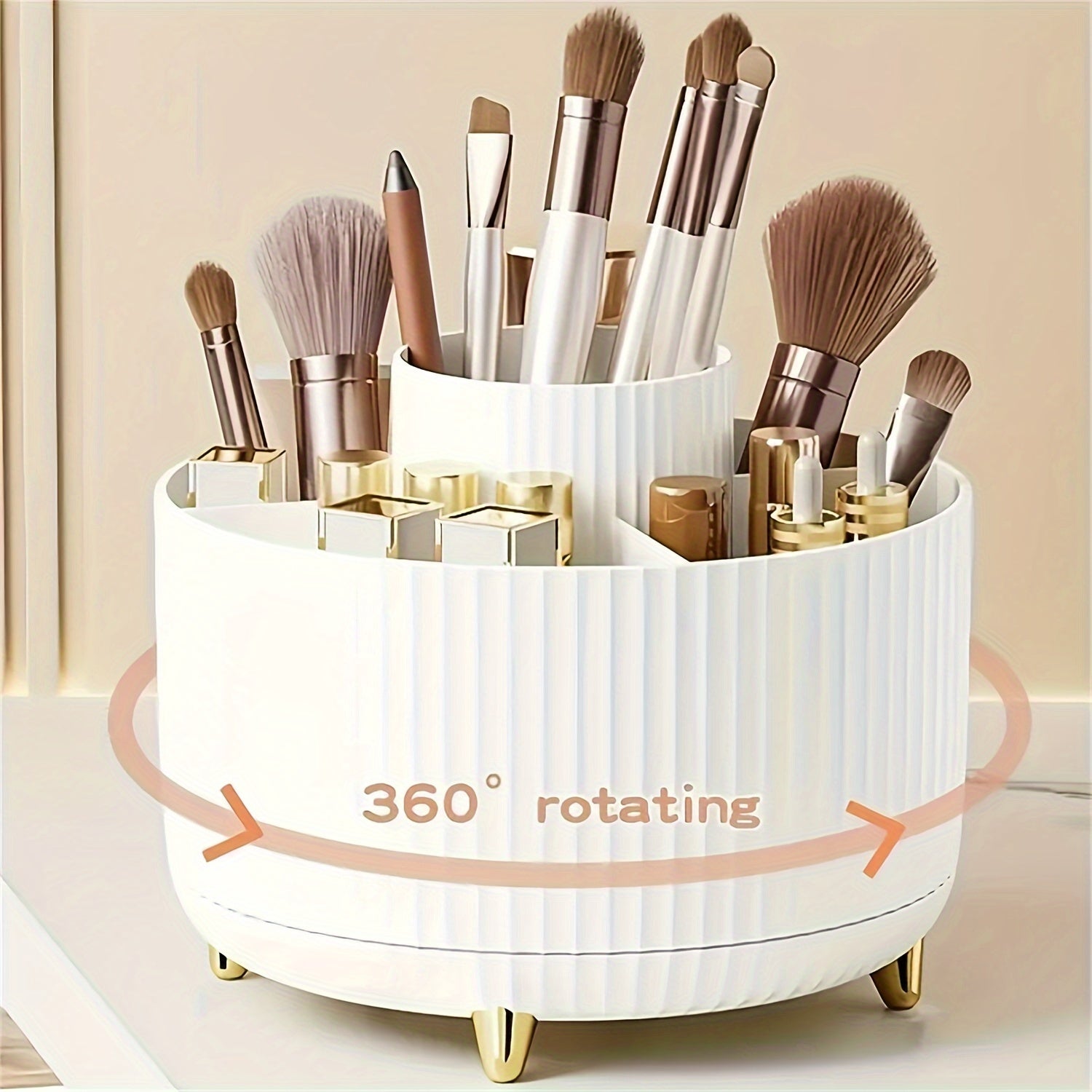 360° drehbarer Kosmetik-Organizer für Damen