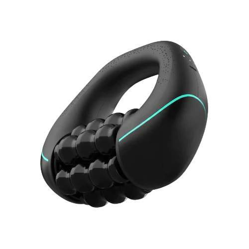 Mini Rolling Percussive Massager Whole Body Fatigue Relief Deep Tissue And Muscle Recovery Rechargeable Powerful 3-Speed Spin